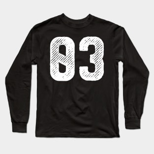 Rough Number 03 Long Sleeve T-Shirt